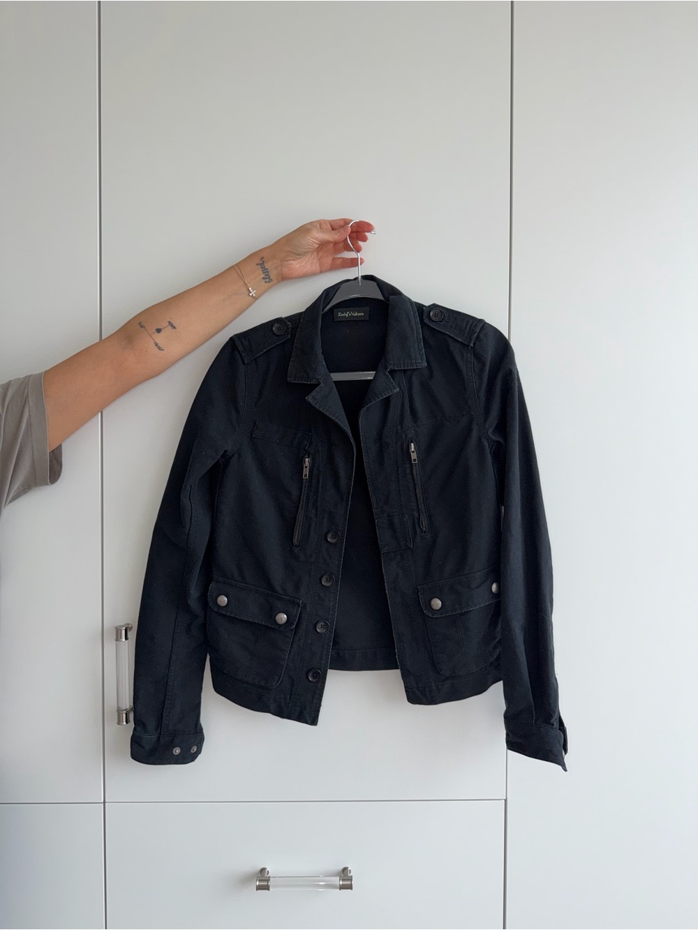 Zadig & Voltaire Black Utility Jacket